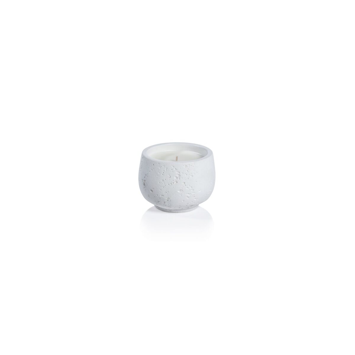 White Concrete Scented Candle
