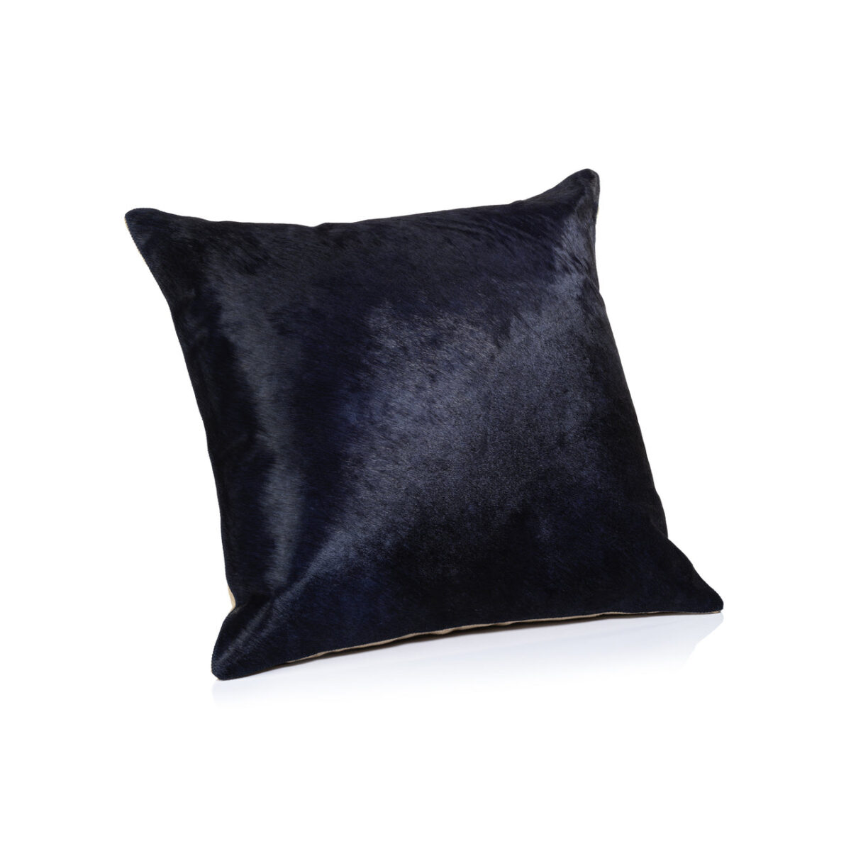 Hair on Hide Leather Throw Pillow