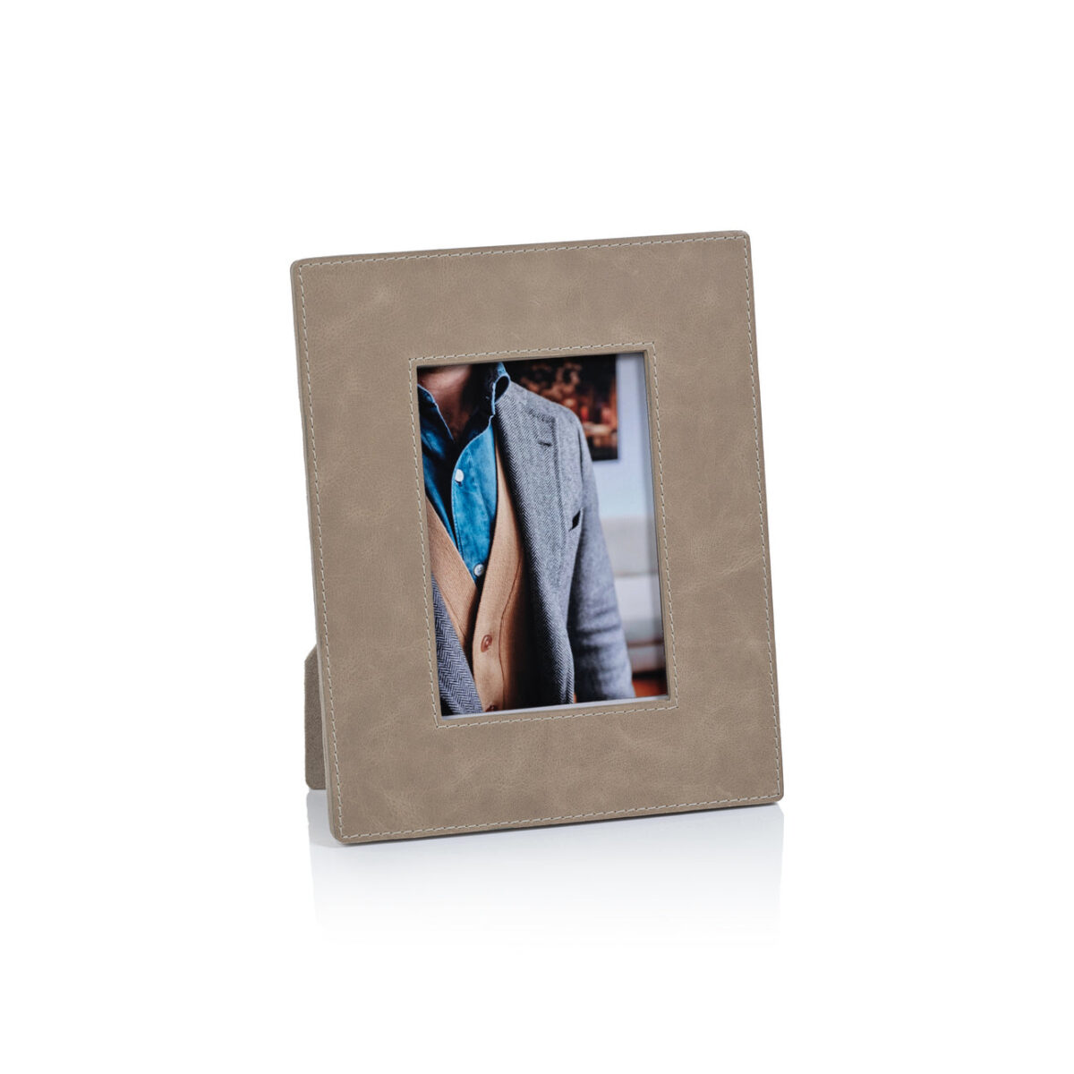 Mink Leather Photo Frame